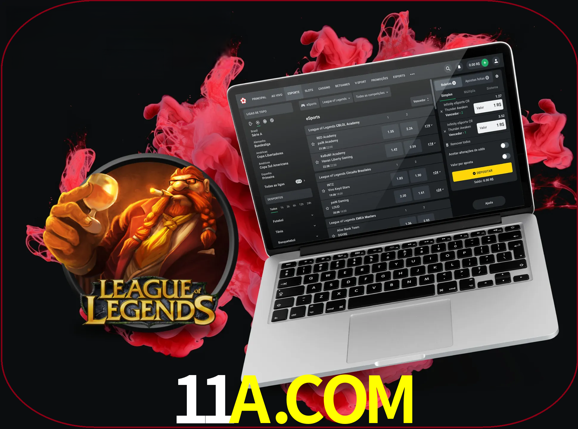 Se é um fã deste jogo, muitos torneios fantásticos que o vão surpreender estão disponíveis no 11a.
